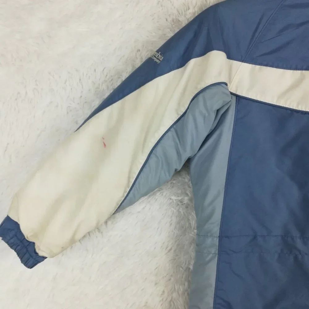 Columbia Girls Jacket‎ Insulated Blue Full Zip Pockets Youth 7/8